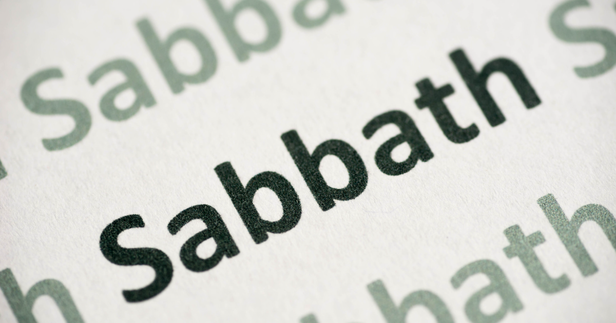 Sabbath(安息日）の文字