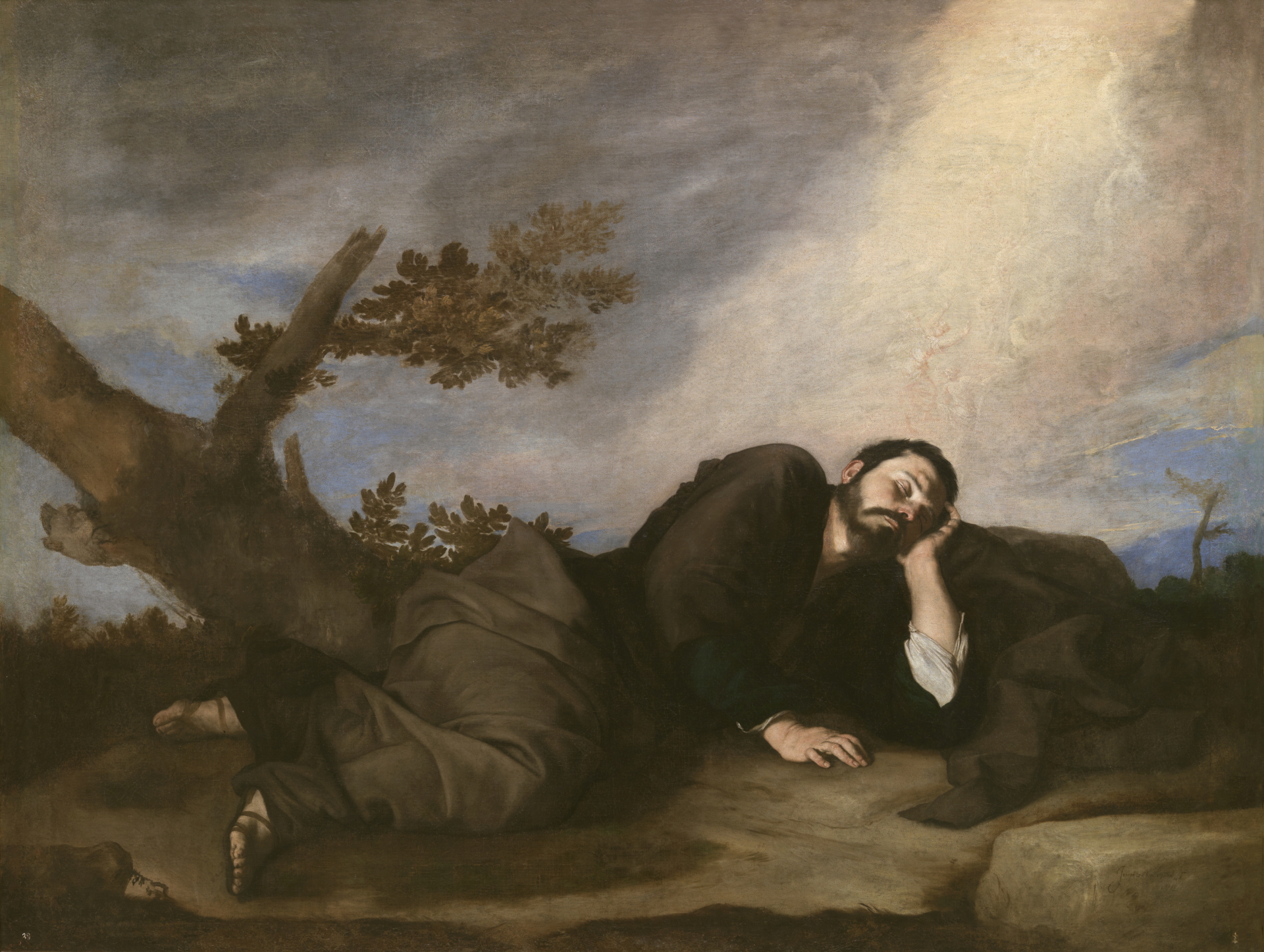 『ヤコブの夢 (1639)』ホセ・デ・リベーラ（プラド美術館、マドリード）